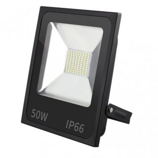 Proyector Led Smd Dacita 50w 6500k Negro 4500lm 120º Ip66 28,5x24x5,5 Cm