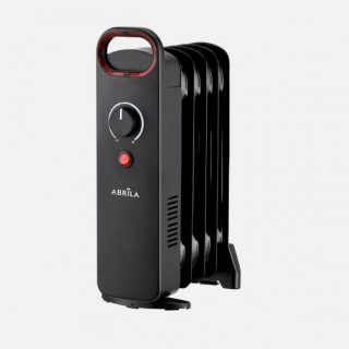 Radiador Aceite Lapacho 500w Negro Termost.reg 5 Elementos Proteccion  Seg.asa 38x24x14cm