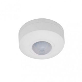 Sensor Movimiento Detector Ip20 Blanco 4x8x8 Cm 360º Alcance Hasta 6 M