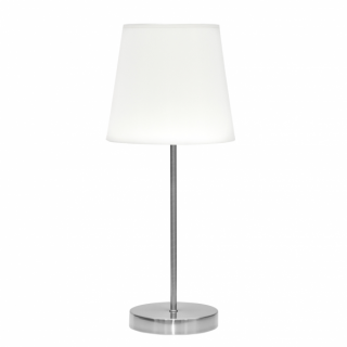 Sobre Mesa Maldivas 1xe14 Niquel/blanco 46x20x20 Cm