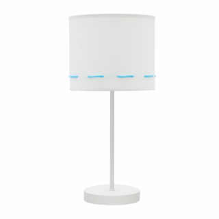 Sobre Mesa Trazos 1xe14 Celeste 42x17x17 Cm