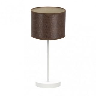 Sobremesa Jerte 1xe14  Blanco/oxido 42x17x17 Cm