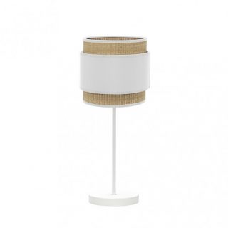 Sobremesa Kandy 1xe14 Natural/blanco 45x18x18 Cm