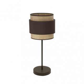 Sobremesa Kandy 1xe14 Natural/marron 45x18x18 Cm