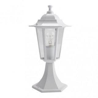 Sobremuro Exterior Aluminio Auriga1xe27 Blanco 38x19x19 Cm Ip44