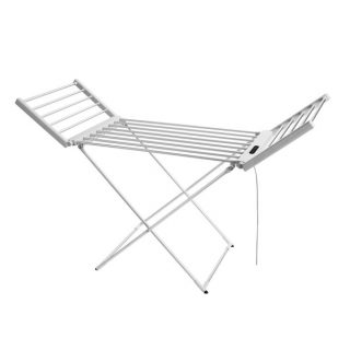 Tendedero Elect.plegable Silvestre 260w Aluminio Temporizador .control Temp.cable1,2m 93x147x52,5cm