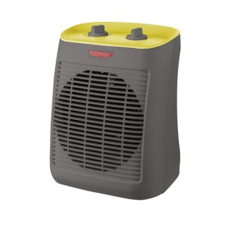 Termovent.elect.taray 2000w Gris/amarillo 2potencias Proteccion Seguridad Antivuelco 31x21x19cm