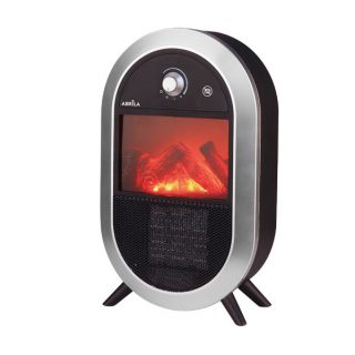 Termoventilador Ptc Ceramico Sauce 1800w Negro/plata 2pot 3fun. Protecc.seguridad 42x23,5x13cm