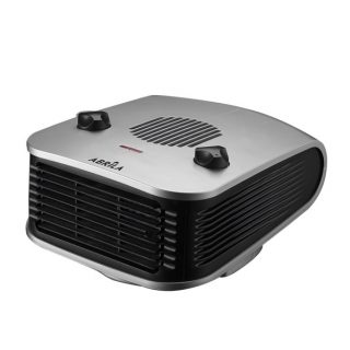 Termoventilador Ardor 2000w Plata/negro 2potencias 3funciones Termostato Regulabble Seguro15x24,5x32,5cm