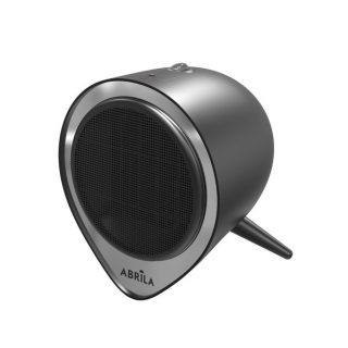 Termoventilador Ceramico Andino 1500w Negro/plata  2potencias,protecc.sobrecalentamiento,antivuelco 21x18x18cm