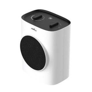 Termoventilador Ceramico Chipre 1500w Blanco/negro 2potencias 3funciones Antivuelco Termostato Reg. 21,5x17,5x12,8cm