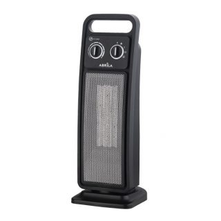 Termoventilador Ceramico Vert.brasil 2000w Negro  2pot.oscilant.antivuel.termost. Prot.cal 50,7x19x18,3 Cm