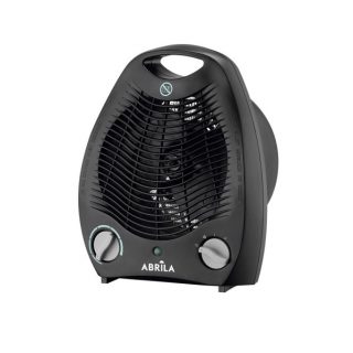 Termoventilador Electrico Yuste 2000w Negro Termostato Reg. 2Potencias 3funciones, Sist. Seguridad 29,5x21,9x13,1cm