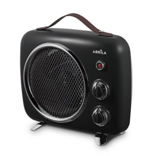 Termoventilador Elect.taranto 2000w Negro/gris Termost Reg. 2potencias 3funciones Sist.seg. 27,2x31,5x13,5cm