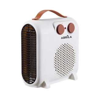 Termoventilador Elect.tundra 2000w Blanco/marron 2potencias 3Funciones Protecc.seg.luz Ind.24,8x23,3x11,7cm