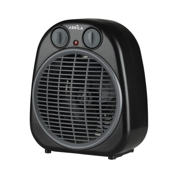 Termoventilador Fogata 2000w Negro/gris 2potencias 3funciones Termostato Reg.seguro,antivuelco 24x20x13cm