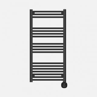 Toallero Electrico Scuti Negro 750w 3modos Display Tactil Anti-hielo temporizador 109x52x9cm