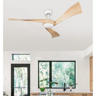 Ventilador Dc Janubi 22w Bla/haya 3asp.132d Reg.in 2350lm 3000-4000-6000k Remot+temp+mem 24