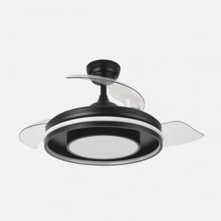 Ventilador Dc Pitufo 57w Nergro 3asp107d 3990lm Rgb +3000-4500-6500k Reg.intensidad+remoto+memo+temporiz