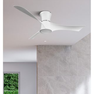 Ventilador Dc Tianas 18w Blanco 3aspas 132d Regulable Intensidad 2250lm 3000k,4000k,6000k Remoto+temporizador+memoria