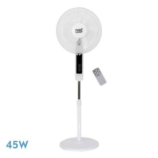 Ventilador De Pie Cacimbo Bl.3 Vel.45w.5 Aspas 43 D. C/ Remoto.temporizador 0,5h-7,5h