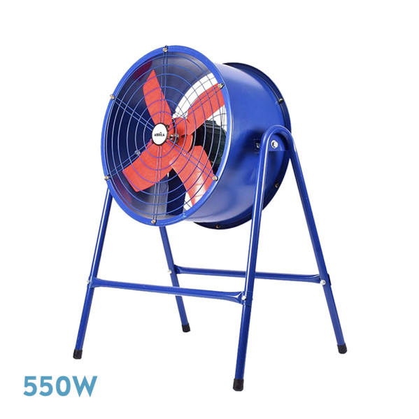 Ventilador Indust.torrente Azul/rojo 550w 1vel 4aspas C/soprte 103x58x27cm