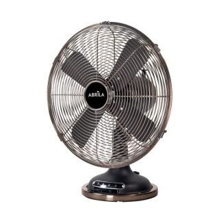 Ventilador Sobremesa Capitolio Negro/cobre 37w 3velocidades 4asp Fijo Y Rotatorio 42x35x27cm