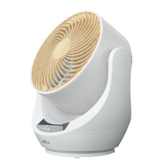 Ventilador Sobremesa Navia Blanco/haya 40w 4velocidades Orient Rotatorio,remoto,temporizadpr Y Display 34x28,7x23,5cm