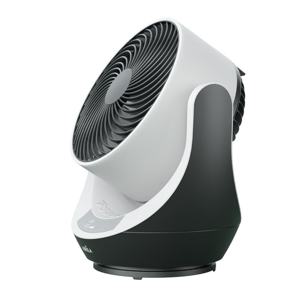 Ventilador Sobremesa Navia Negro/blanco 40w 4velocidades Orientable Rotatorio,remoto,temporizador Y Display