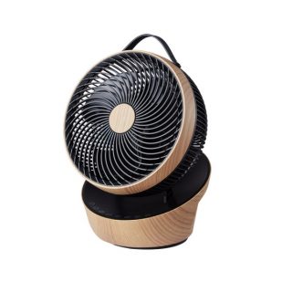 Ventilador Sobremesa Petirrojo Negro/haya 25w 12vel 3asp Motor Dc Remoto,temporizador 36,3x27,5x24,8cm