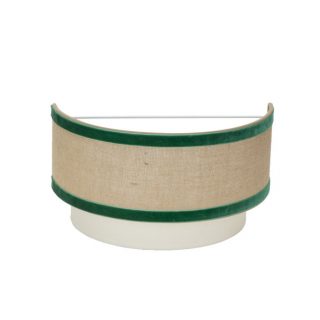 Aplique Cornalina 1xe27 Beis/verde  30d