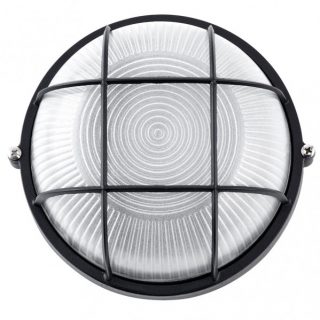 Aplique Ext. Aluminio Apus Grand. 1xe27 Negro Ip44 11x25x25 Cm