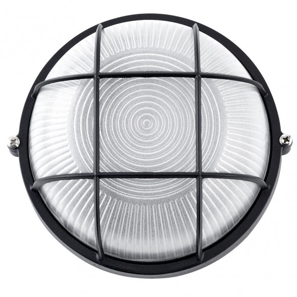 Aplique Ext. Aluminio Apus Grand. 1xe27 Negro Ip44 11x25x25 Cm