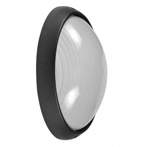 Aplique Ext. Aluminio Vega Grande 1xe27 Negro 11x32x20,5 Cm Ip44