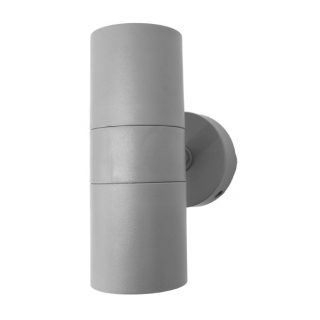 Aplique Exterior Becala 2xgu10 Gris Ip44 15,2x7,3x11,3 Cm