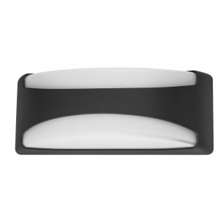 Aplique Exterior Daikon 1xe27 Negro Ip65 Policarbonato 13,2x32x13 Cm