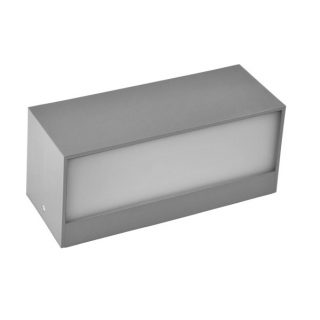 Aplique Exterior Masala 1xe27 Gris Ip65 Policarbonato  9x23x10,1 Cm