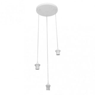 Armazon Plafon Nia 3xe27 Blanco Regx30x30cm