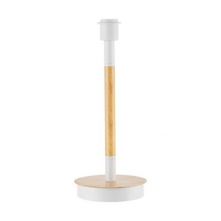 Arm.sobremesa Tropico 1xe14 Blanco/haya 33x13x13cm