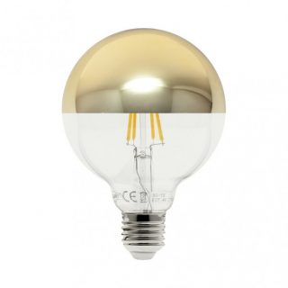 Bombilla 10w 4000k E27 Globo Reflector Dorado 950lm 17,5x12,5x12,5 Cm
