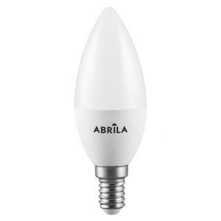 Bombilla Vela 5w 4000k Abrila E14 450lm  10x3,7x3,7 Cm