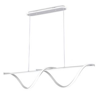 Colgante House Blanco 125w 3000-4000-6000k 5694lm  C/luz Ambiente Remoto Y Reg.intensidad Regx110x15cm
