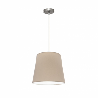 Colgante Maldivas 1xe27 Niquel/piedra Regx35x35 Cm