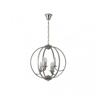 Colgante Narciso 6xe14 Niquel Regex51x51 Cm