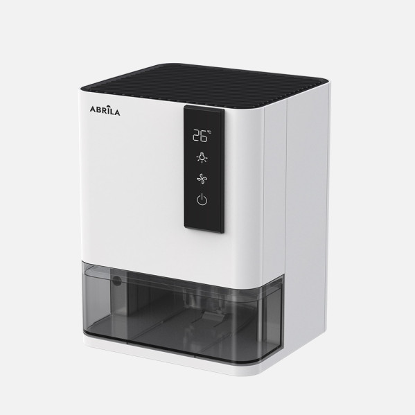 Deshumidificador Eyre Blanco/negro 77w Deposito 1l Autoapagado,ind.humedad 23,4x18x16,7cm