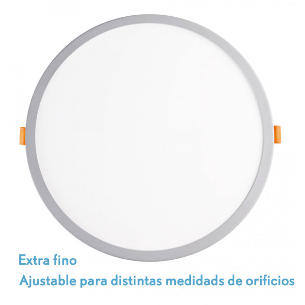 Downlight 20w 5500k Blanco Lejania 1x23x23 Cm 1900lm Empotrar Corte Ajustable 5-21d