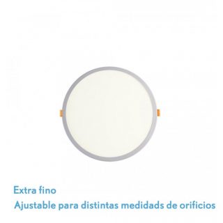 Downlight 8w 4000k Blanco Lejania 1x12x12 Cm 760lm Empotrar Corte Ajustable 5-10,5d