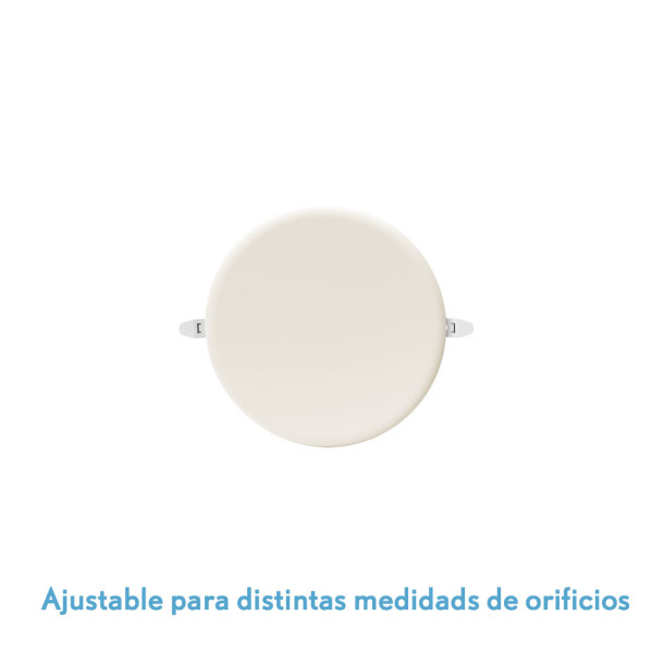 Downlight Led Smd Migmatita 18w 4000k Blanco 1800lm 2x12x12 Cm Corte Ajustable (7-10,8)