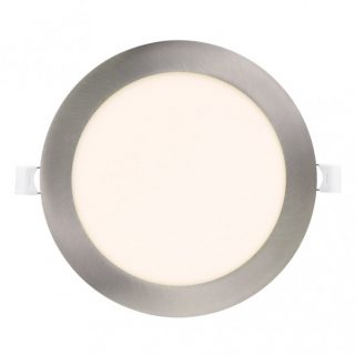 Downlight Obsidiana 24w 4000k Niquel Redondo 2040lm 2,5x30x30 Cm Corte 27,5 Cm
