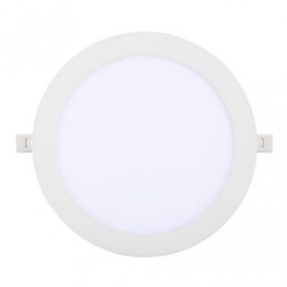 Downlight Obsidiana 24w 6500k Blanco Redondo 2040lm  2,5x30x30 Cm Corte 27,5 Cm